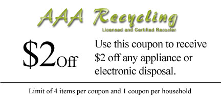 AAA Recycling Coupon